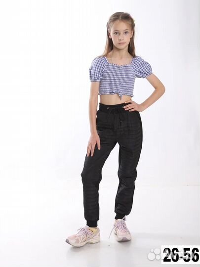 Брюки для девочки с начесом от 6 лет до 14 лет