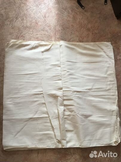 Миткаль суровая (неотбеленная), два отреза