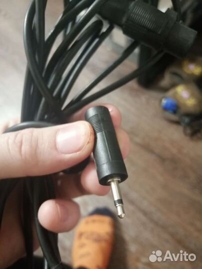 Кабель xrl с переходником jack 3,5