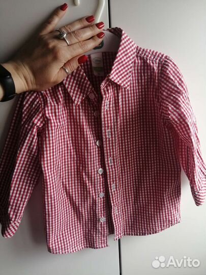 Рубашки для мальчика 2-3 года