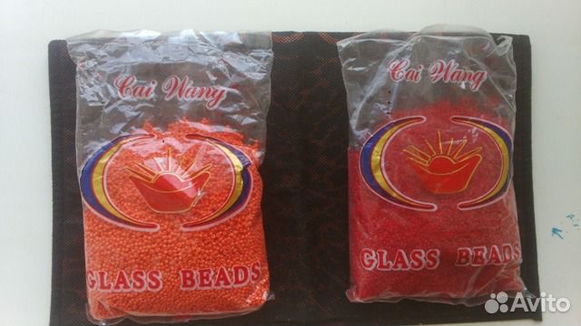 Бисер, большая упаковка 300 грамм, стразы