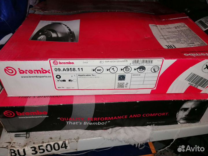 Brembo диск тормозной передний mercedes ML GL