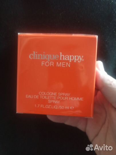 Clinique happy for men cologne spray одеколон