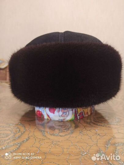 Меховая мужская кепка