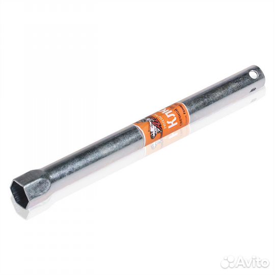 Ключ свечной трубчатый 21*270мм с резиновым фиксат