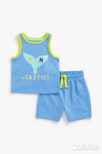 Майка и шорты в комплекте Mothercare для мальчика, 98 см (3 года)