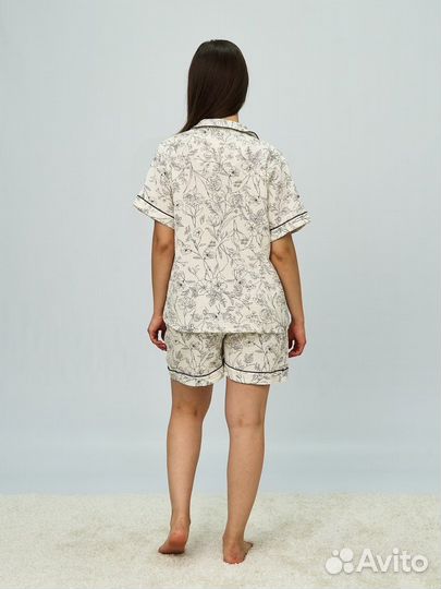 Пижама муслин женская