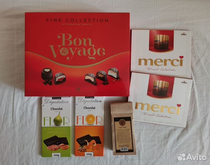 Конфеты в коробках, шоколад