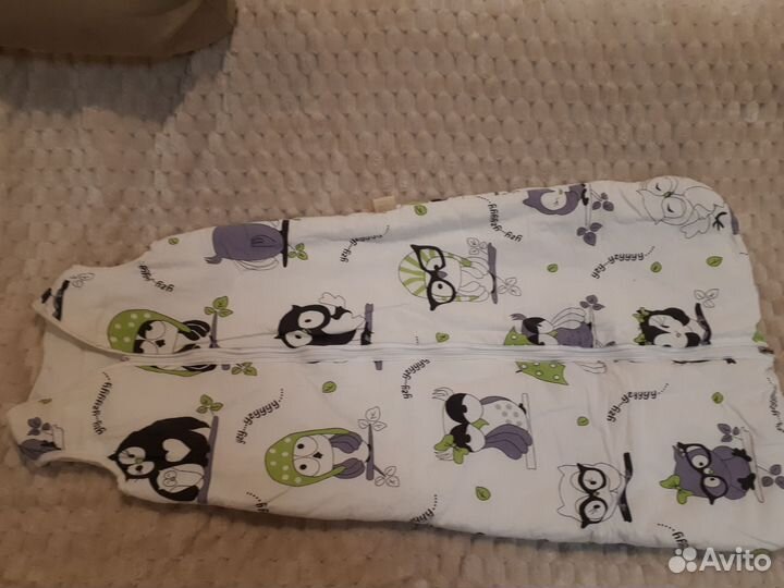 Спальный мешок-одеяло детский,100*56см