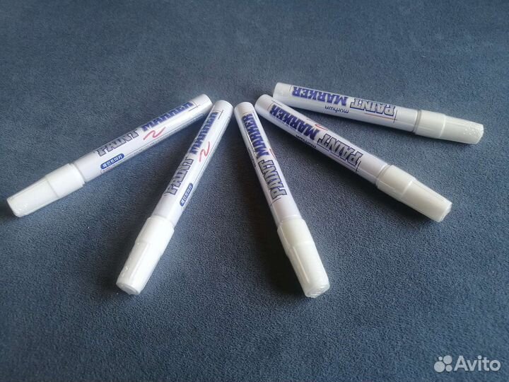 Маркер краска 4 мм, белый
