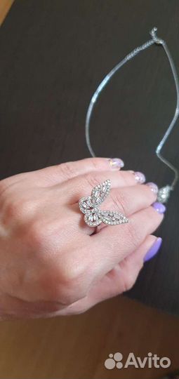 Серьги, кольцо, подвеска