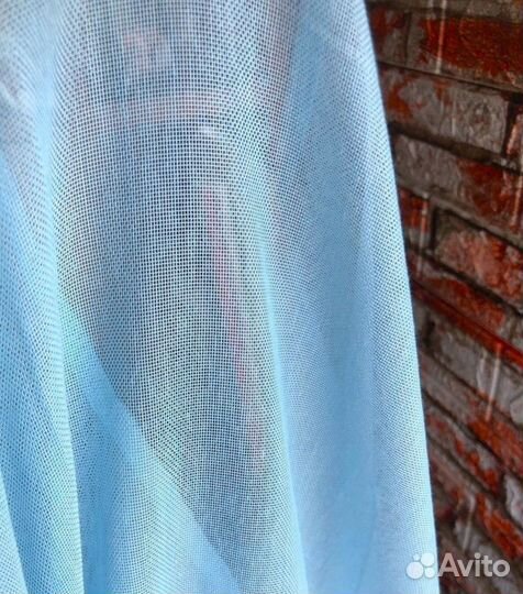 Тюль-сетка лён новый