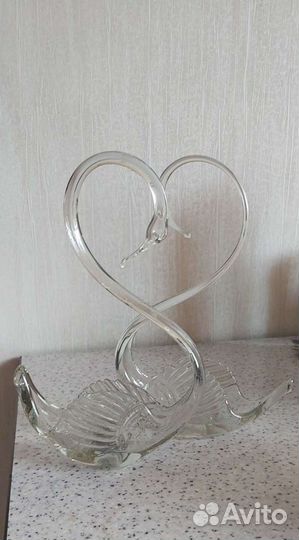 Салфетницы хрустальные 