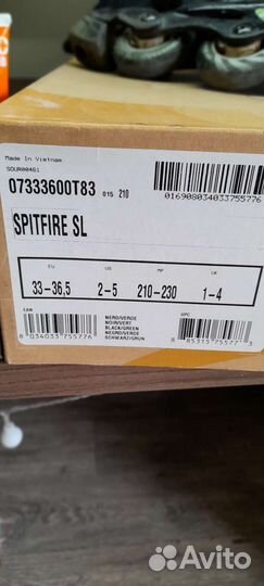 Роликовые коньки детские rollerblade 33-36.5