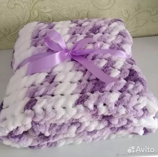 Плед ручной работы