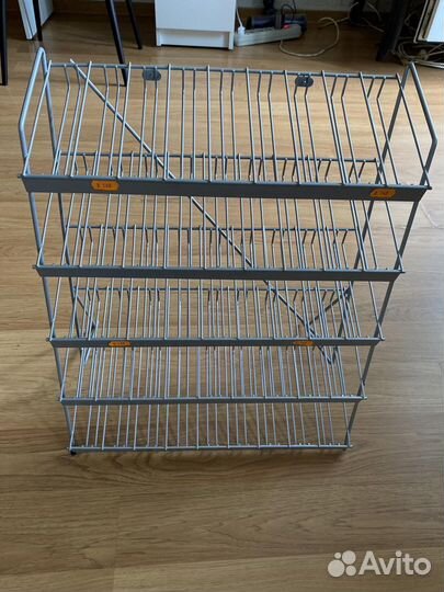 Витрина для лаков металлическая