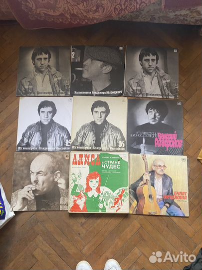 Советские виниловые пластинки (классика, барды)