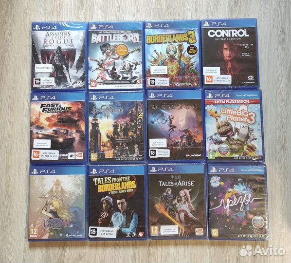 Игры на PS4 (Новые)