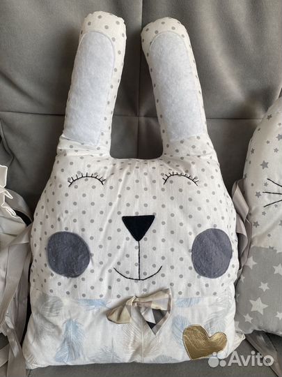 Бортики в детскую кроватку