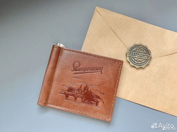 Зажим для денег 9.5х8 см