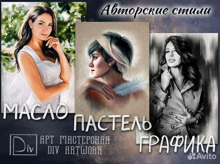 Печать на холсте/Портрет по фото в Краснодаре