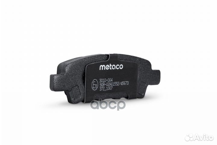 Колодки тормозные 3010004 metaco
