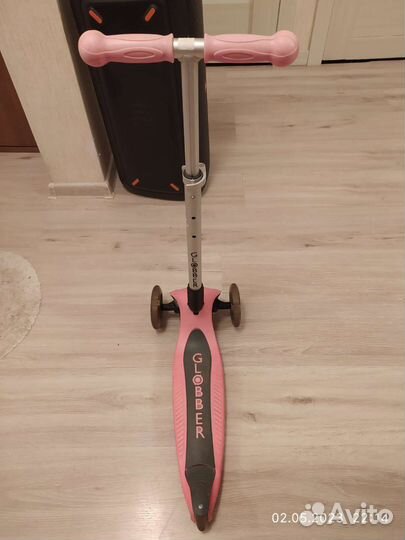 Самокат трехколесный globber primo foldable