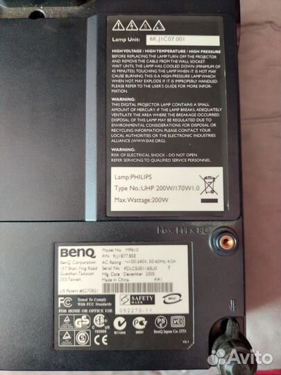 Проектор benq mp610