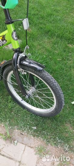 Велосипед 4х колёсный детский