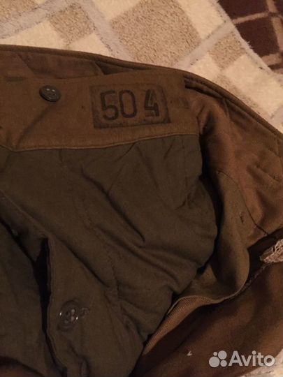 Афганка брюки от костюма утепленного р. 50/4