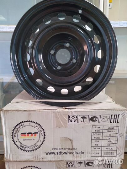 Диски штампованные 6,5-16, 4х108 ет27 D65.1