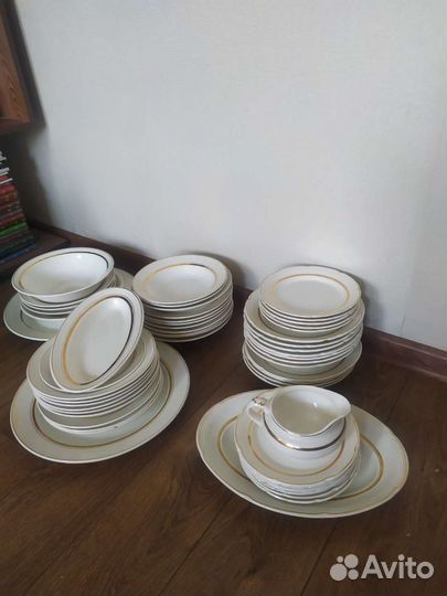 Столовый винтажный сервиз СССР зик 