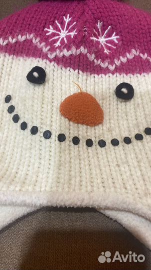 Шапка и варежки краги