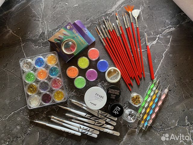 Набор для дизайна ногтей гель-лак