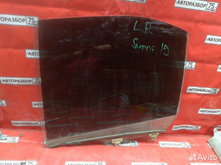 Стекло боковое заднее левое Nissan Sunny FB15