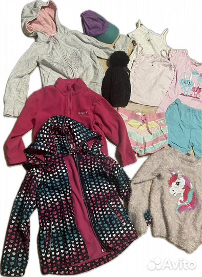 Одежда для девочки пакетом 5/6 лет 110/116