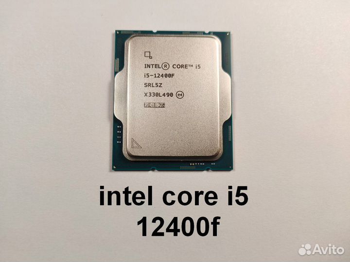 Процессор intel core i5 12400f oem новый