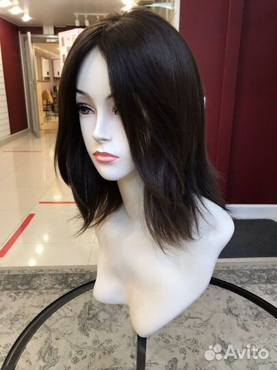 Парик из натуральных волос (35см)