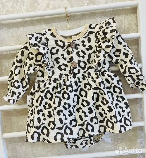 Боди платье на девочку