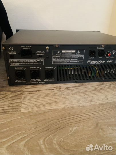 Усилитель звука Electro-Voice Q66.1200w