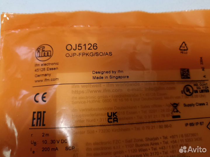 Датчик OJ5126 IFM electronic