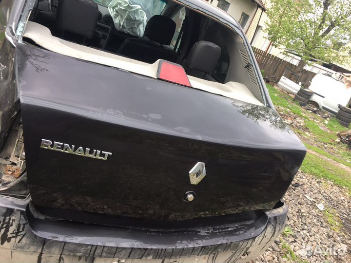 Renault logan 1 крышка багажника