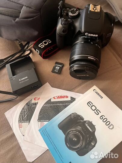 Зеркальный фотоаппарат canon eos 600d