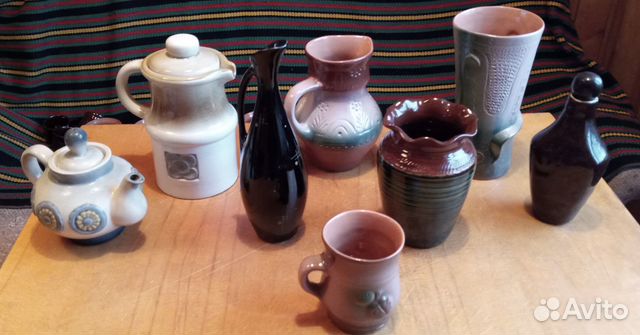 Вазы, кувшины, кружки, графины, керамика, СССР