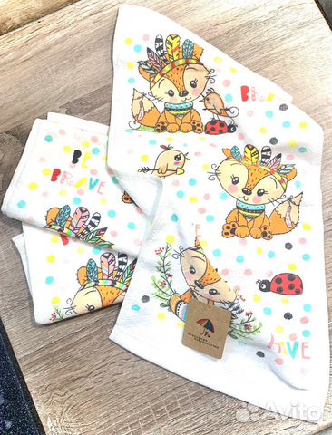 Кухонные полотенца 3 шт махра