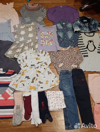 Вещи пакетом на девочку 104