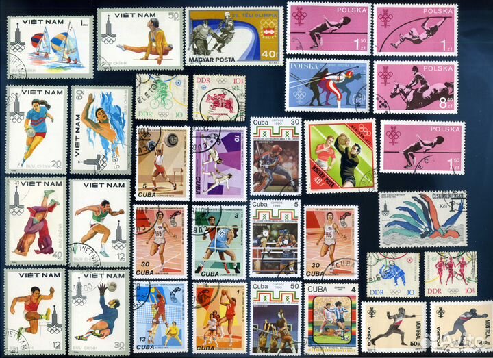 Марки разных стран