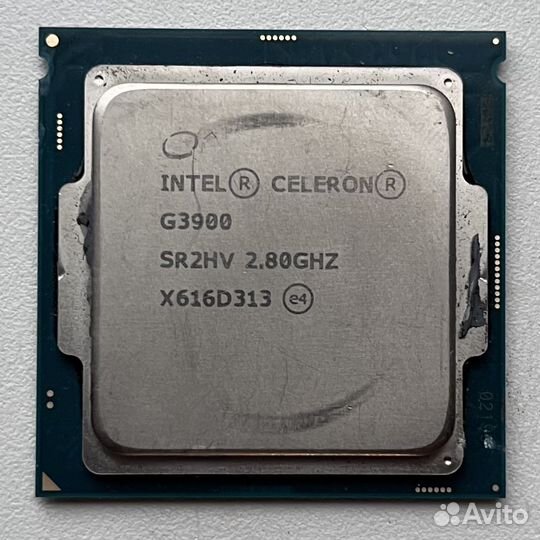 Процессор Celeron G3900, G3930