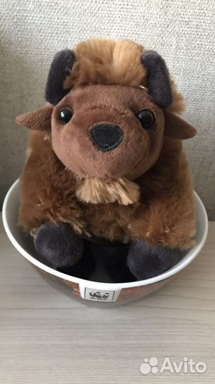 Игрушка Зубр в пиале(новая)