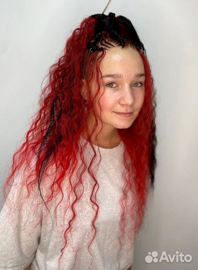 Афрокосы, кудри, наращивание